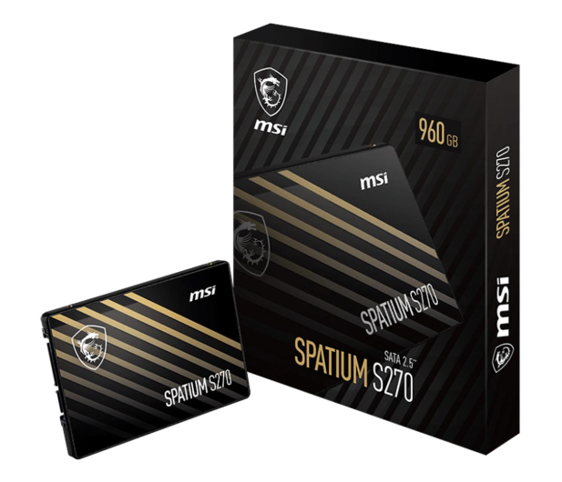 MSI SPATIUM S270 SATA 2.5” 480GB S78-440E350-P83 - 1135051 - zdjęcie 2